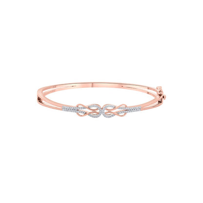 Glossy  Rose Gold Bracelet