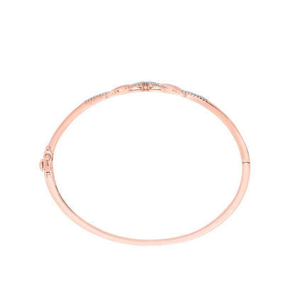 Glossy  Rose Gold Bracelet