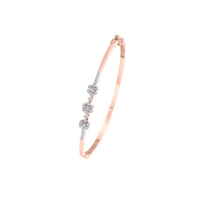 Stunning Bracelet With Diamonds in  Rose Gold