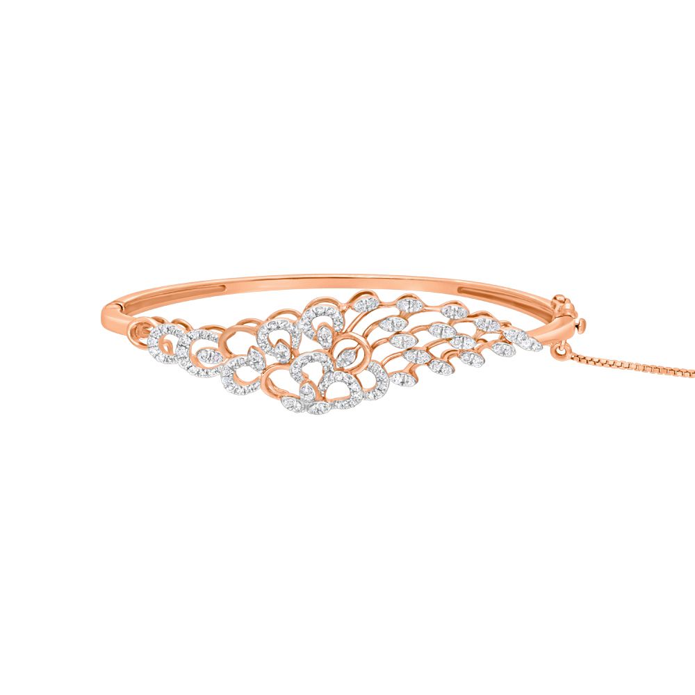 Delicate Yellow Gold and Diamond Bracelet