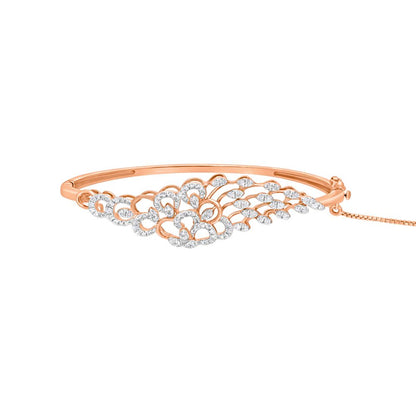 Delicate Yellow Gold and Diamond Bracelet