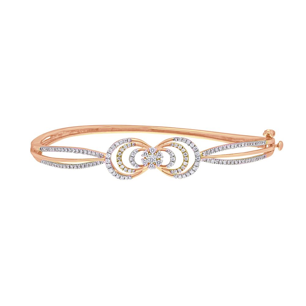 Bow Pattern Rose Gold Bracelet