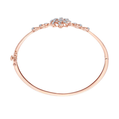 Rose Gold Floral Bracelet