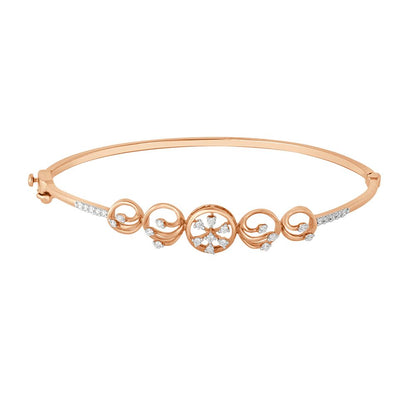 Rose Gold Sparkling Diamond Bracelet