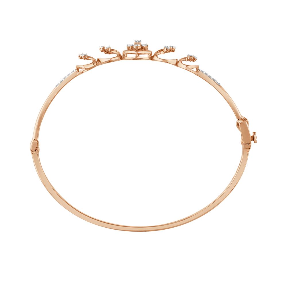 Rose Gold Sparkling Diamond Bracelet