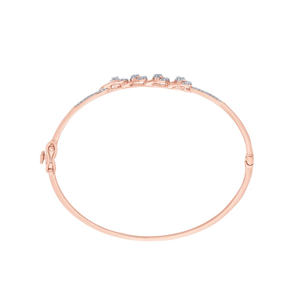 Leaf Design Diamond Bracelet