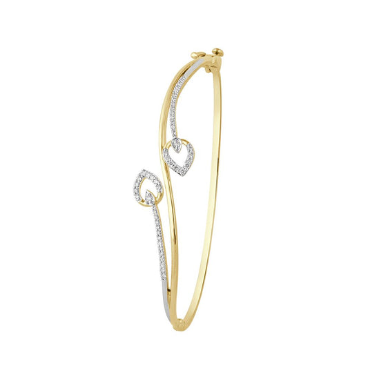 Elegant Diamond Bracelet in  Yellow Gold