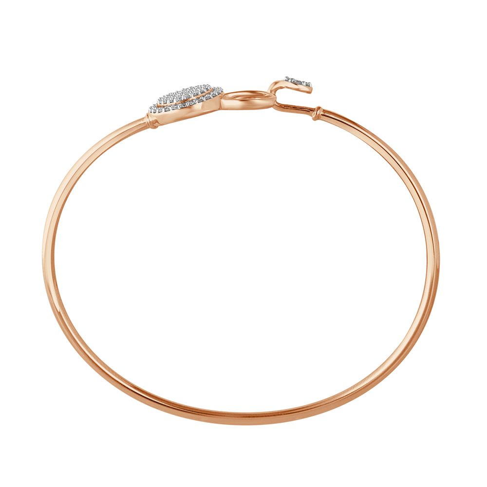 Rose Gold Circular Diamond Bracelet