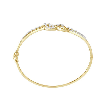 Paisley Motif Diamond Bracelet in  Gold