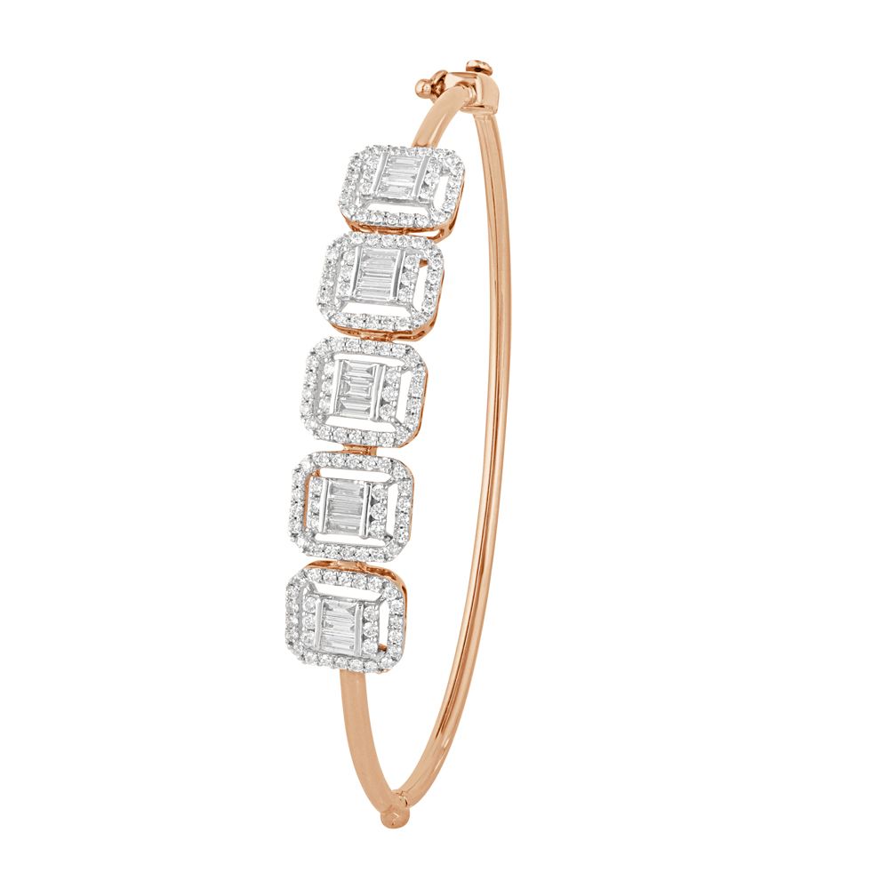Classic Bracelet in Diamonds and  Rose Gold