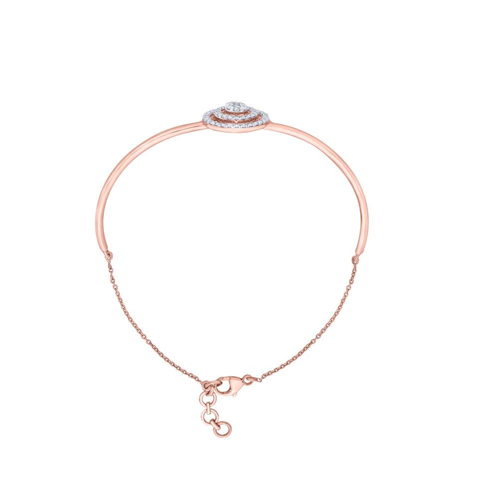 Half Chain Diamond Bracelet