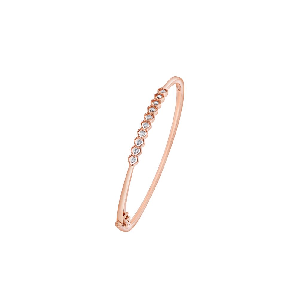 Delicate Diamond Bracelet in Rose Gold
