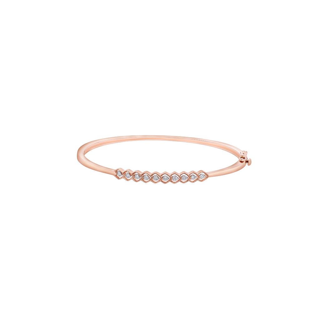 Delicate Diamond Bracelet in Rose Gold
