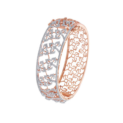 Exquisite  Rose Gold Filigree Bracelet