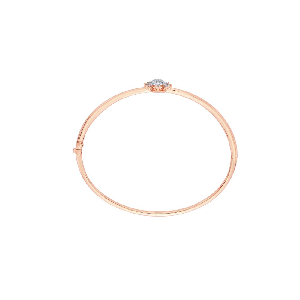 Contemporary Gold and Diamond Bracelet