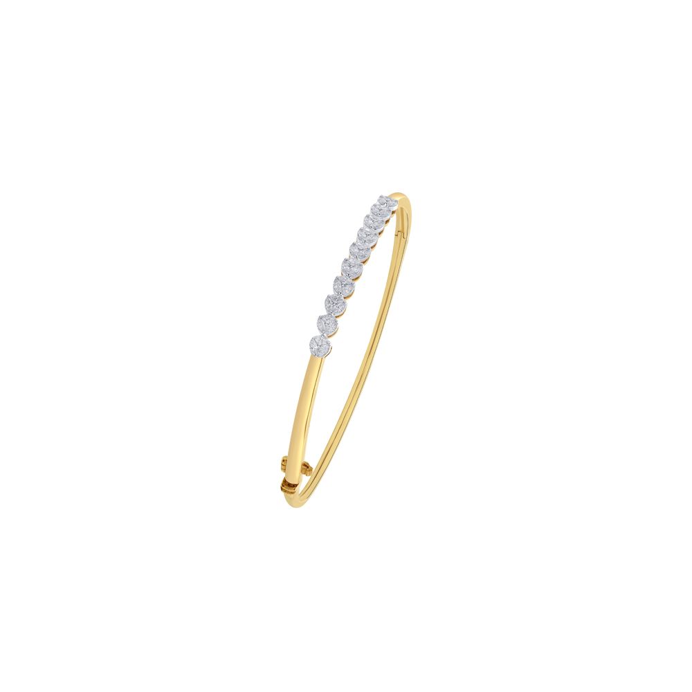 Enigmatic Gold and Diamond Bracelet