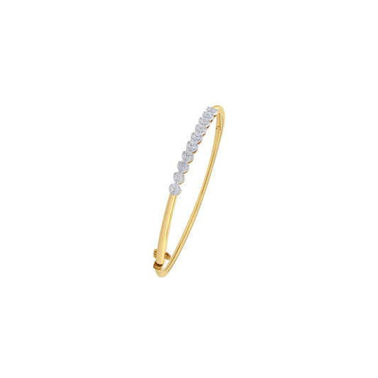 Enigmatic Gold and Diamond Bracelet