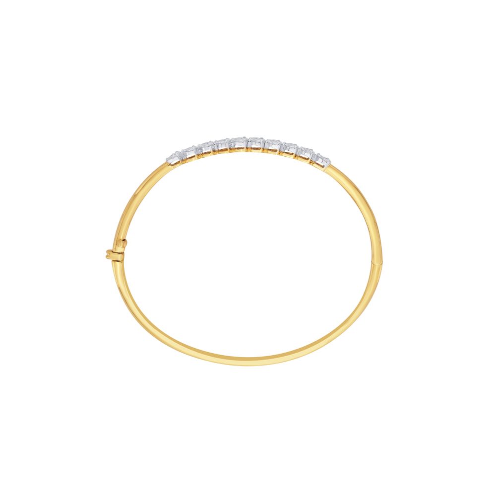 Enigmatic Gold and Diamond Bracelet