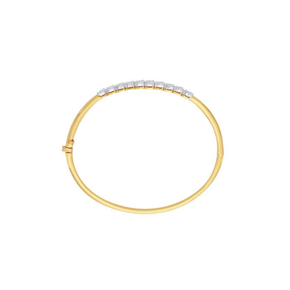 Enigmatic Gold and Diamond Bracelet