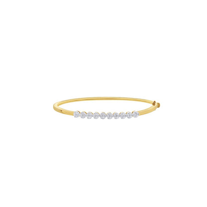 Enigmatic Gold and Diamond Bracelet