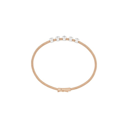 Contemporary Circle Cluster Diamond Bracelet