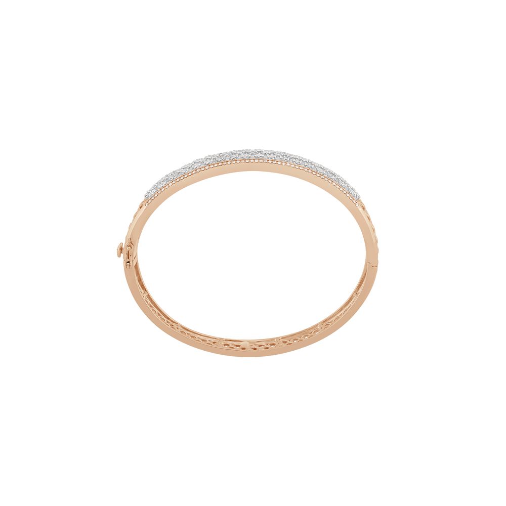 Glossy Starburst Design Diamond Bracelet