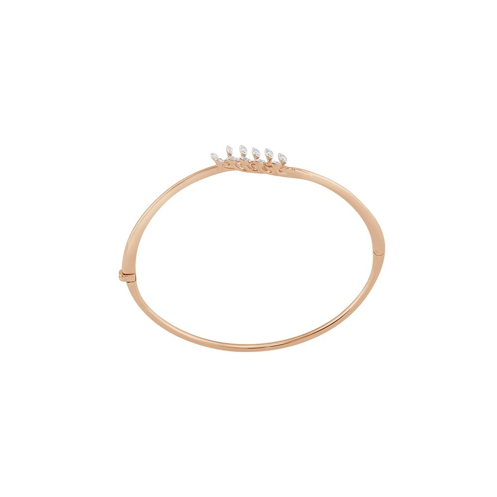 Eclectic Leafy Diamond Bracelet