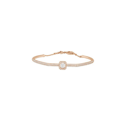 Contemporary Geometric Design Diamond Bracelet