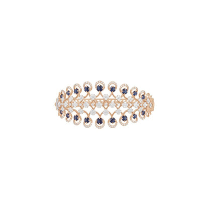 Classic Floral Diamond Bracelet