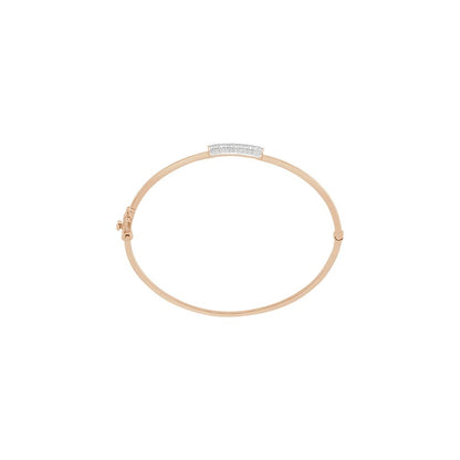 Flattering Geometric Design Diamond Bracelet