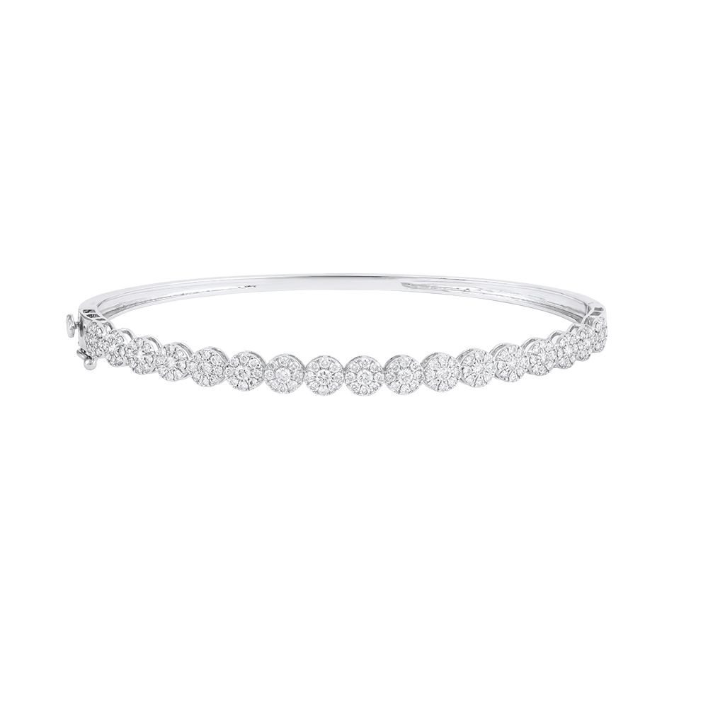 Striking Oval Diamond Bracelet
