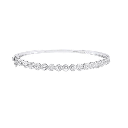 Striking Oval Diamond Bracelet