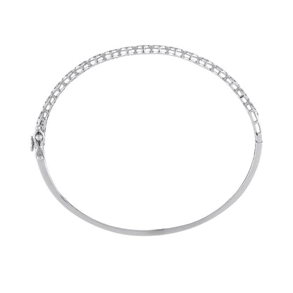 Striking Oval Diamond Bracelet