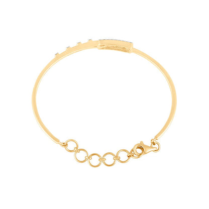 Fascinating Geometric Diamond Bracelet