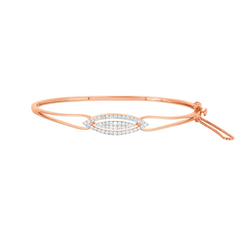 Elaborate  Rose Gold and Diamond Bracelet