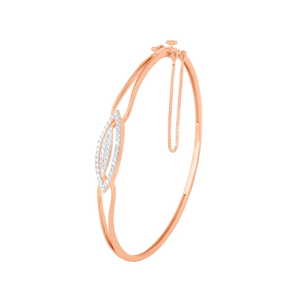 Elaborate  Rose Gold and Diamond Bracelet