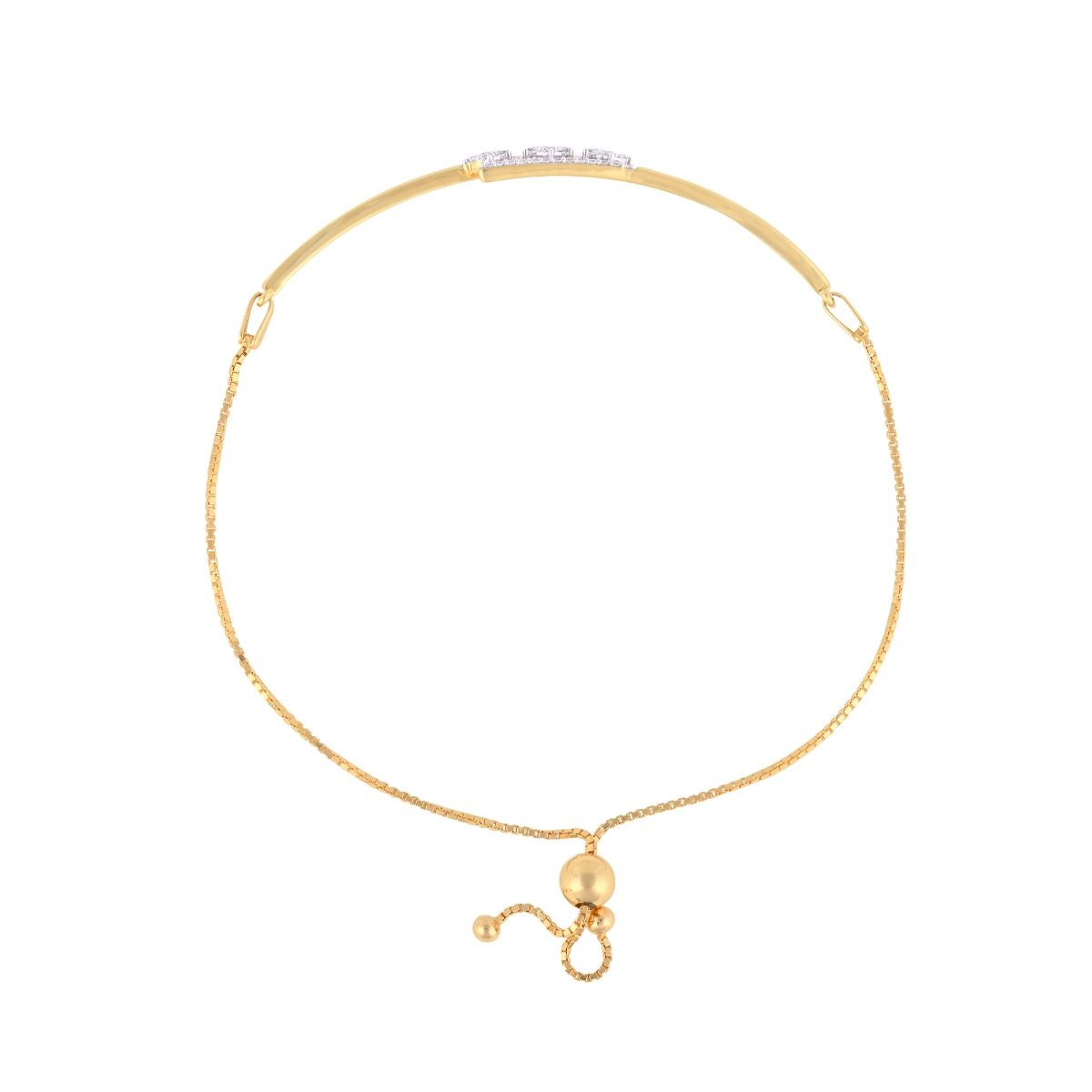 Beautiful Cluster Design Diamond Bracelet