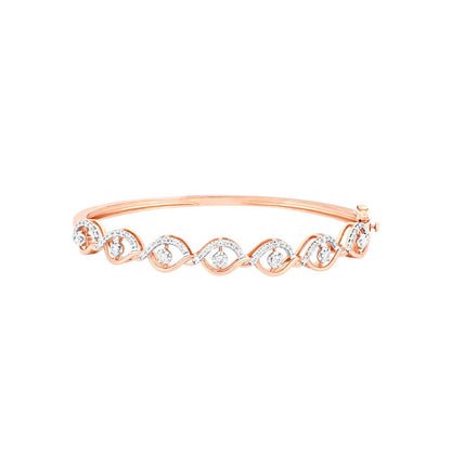Golden Rose Garden Diamond Bracelet