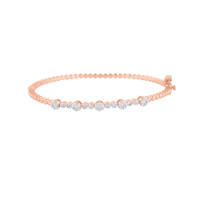 Captivating  Rose Gold Women Bracelet