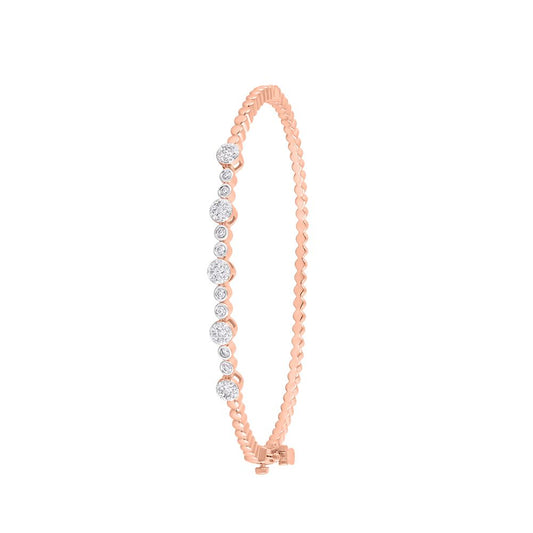 Captivating  Rose Gold Women Bracelet
