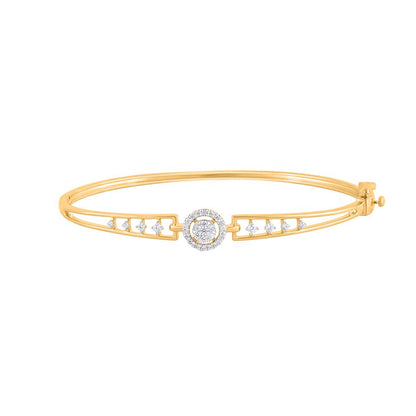Lovely  Yellow Gold Women Bracelet