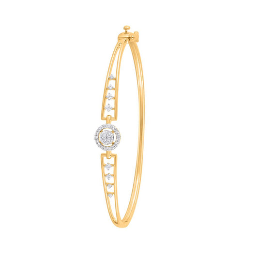 Lovely  Yellow Gold Women Bracelet
