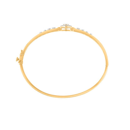 Lovely  Yellow Gold Women Bracelet