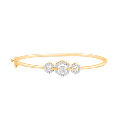 Elegant  Yellow Gold Women Bracelet