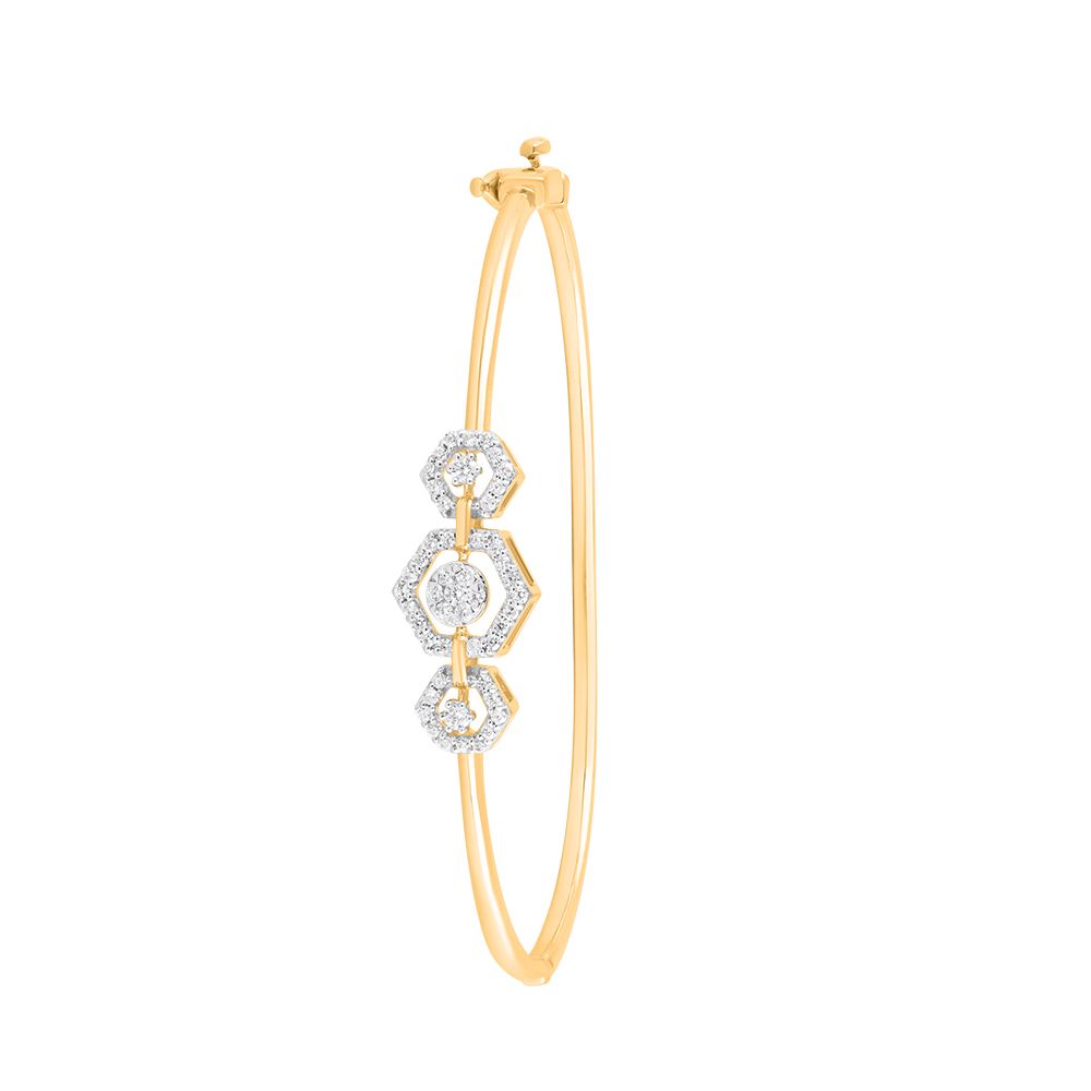 Elegant  Yellow Gold Women Bracelet
