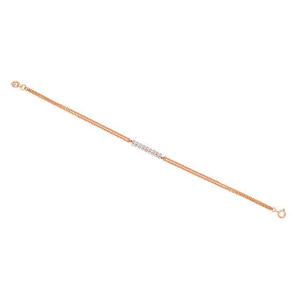 Gleaming  Rose Gold Bracelet