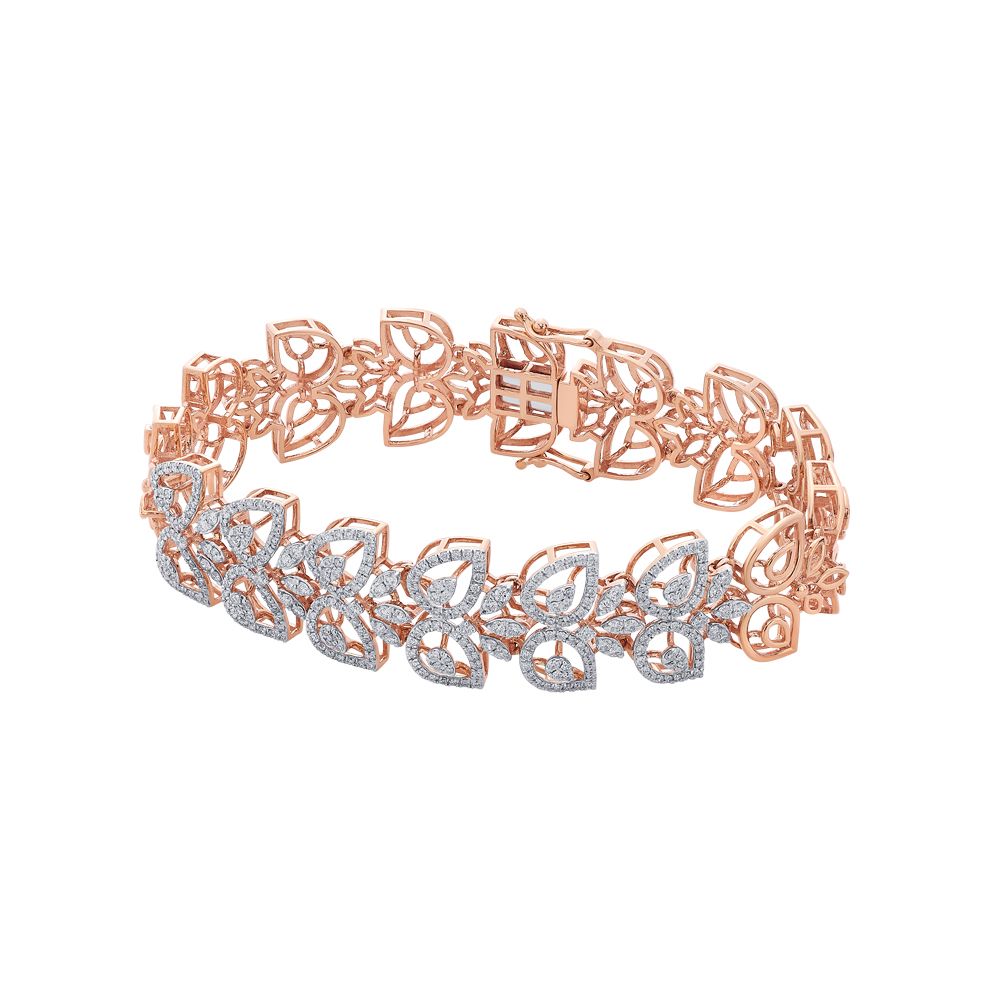 Delicate Filigree Diamond Bracelet