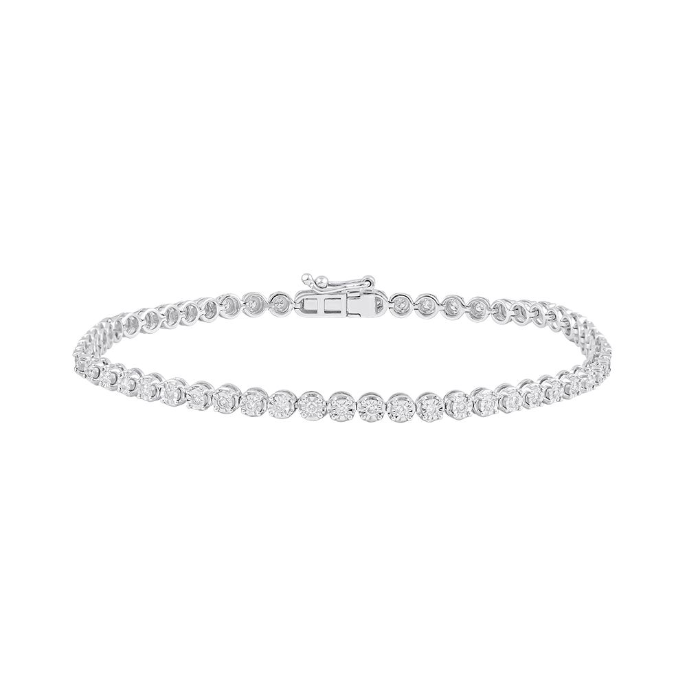 Vibrant String Design Diamond Bracelet