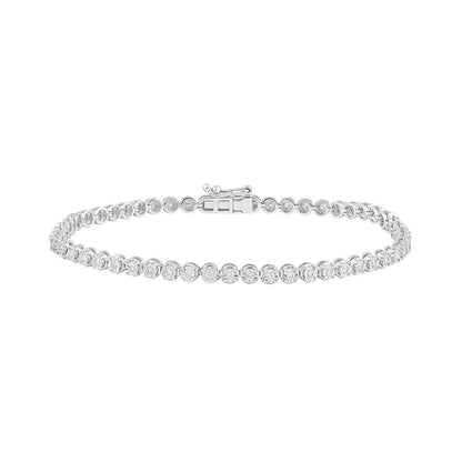 Vibrant String Design Diamond Bracelet