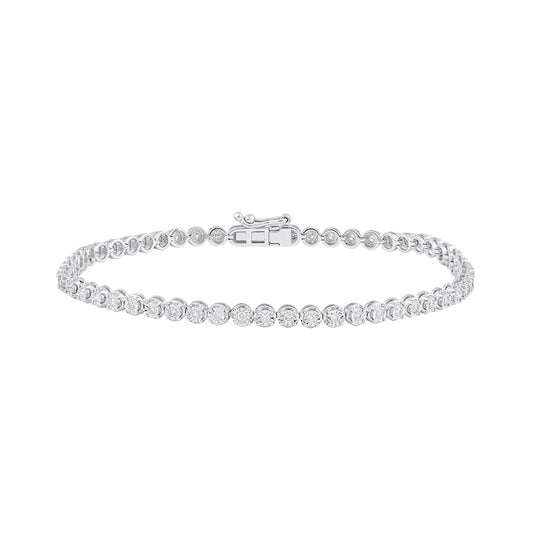 Vibrant String Design Diamond Bracelet